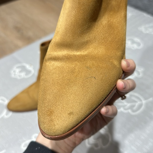 RAG & BONE THE ROVER HIGH BOHO BOOTS CAMEL SUEDE CHELSEA BOOTS - Picture 5 of 12